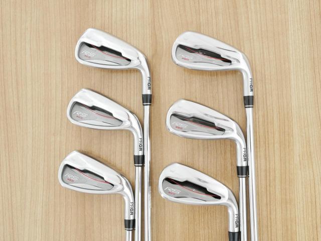 Iron set : PRGR : ชุดเหล็ก PRGR RS Red (รุ่นปี 2020 หน้าเด้ง ตีไกลมาก) มีเหล็ก 6-Pw,Aw (6 ชิ้น) ก้านเหล็ก NS Pro 80 Flex SR (M-40)