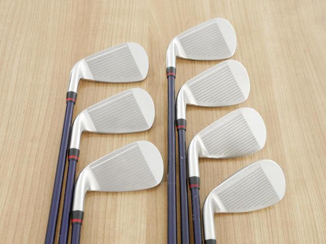 Iron set : Daiwa : ชุดเหล็ก Daiwa OnOff AKA (ออกปี 2021 หน้าเด้ง Maraging ยืดยุบได้ ตีง่าย นุ่ม ไกลมากๆ) มีเหล็ก 6-Pw,Aw,Sw (7 ชิ้น) ก้านกราไฟต์ Flex R