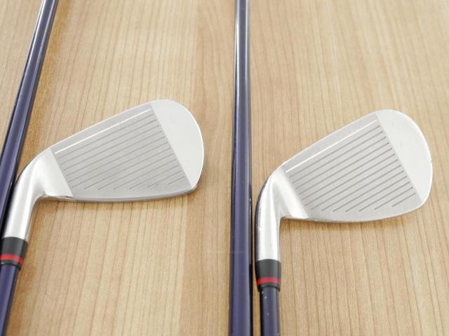 Iron set : Daiwa : ชุดเหล็ก Daiwa OnOff AKA (ออกปี 2021 หน้าเด้ง Maraging ยืดยุบได้ ตีง่าย นุ่ม ไกลมากๆ) มีเหล็ก 6-Pw,Aw,Sw (7 ชิ้น) ก้านกราไฟต์ Flex R