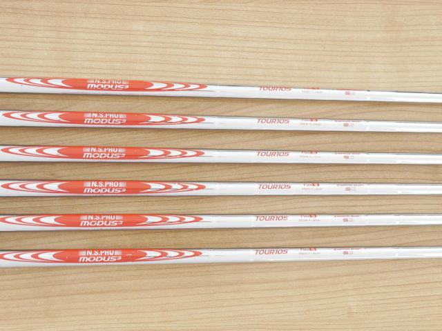 Iron set : Bridgestone : ชุดเหล็ก Bridgestone Tour B 201CB Forged (รุ่นปี 2021 นุ่ม แน่น คม) มีเหล็ก 5-Pw (6 ชิ้น) ก้านเหล็ก NS Pro Modus 105 Flex S