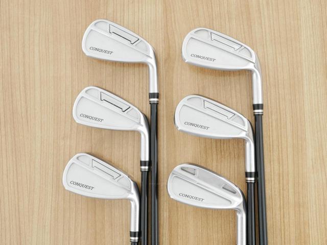 Iron set : Maruman : ชุดเหล็ก Maruman Majesty Conquest (รุ่นท๊อปสุด ออกปี 2022 ของใหม่ 6 หมื่นบาท) มีเหล็ก 6-Pw,Pa (6 ชิ้น) ก้านกราไฟต์ Flex SR