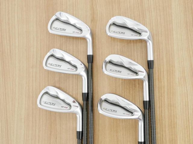 Iron set : Epon : ชุดเหล็ก EPON AF-702 Forged มีเหล็ก 6-Pw,Aw (6 ชิ้น) ก้านกราไฟต์ Quadra 4AX SOF 502i Flex R