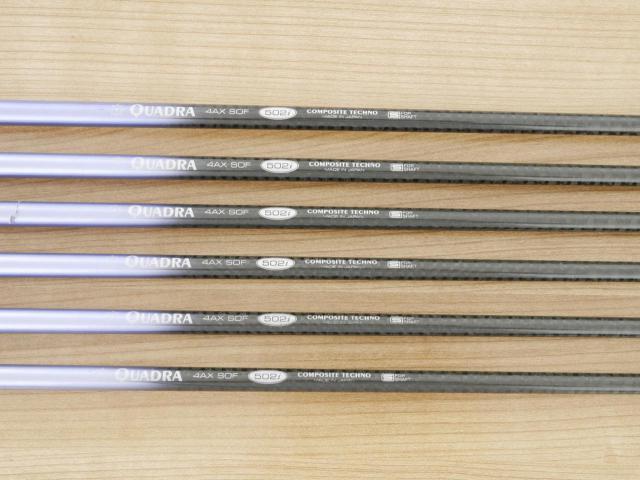 Iron set : Epon : ชุดเหล็ก EPON AF-702 Forged มีเหล็ก 6-Pw,Aw (6 ชิ้น) ก้านกราไฟต์ Quadra 4AX SOF 502i Flex R