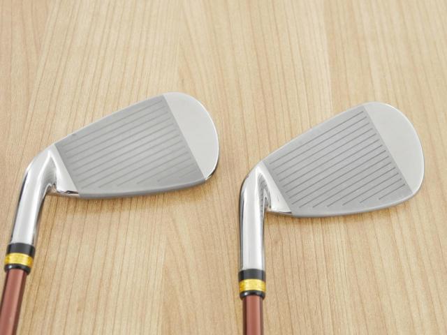 Iron set : Maruman : ชุดเหล็ก Maruman Majesty Prestigio XI (รุ่นท๊อปสุด ปี 2022 หน้าเด้ง ตีไกลมาก ของใหม่ 1.2 แสนบาท) มีเหล็ก 7-10,Pw (5 ชิ้น เทียบเท่า 6-Pw) ก้านกราไฟต์ Flex R