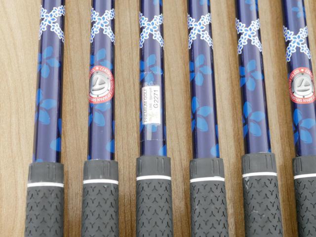 Iron set : Taylormade : ชุดเหล็ก Taylormade Qi (รุ่นล่าสุด ออกปี 2024 Japan Spec.) มีเหล็ก 6-Pw,Aw,Sw (7 ชิ้น) ก้านกราไฟต์ Mitsubishi Diamana TM60 Flex R