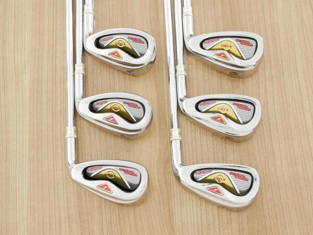 Iron set : Kamuiworks : ชุดเหล็ก Kamuiworks ST PC Maraging Face (หน้าเด้งสุดๆ ตีไกลมาก) มีเหล็ก 7-10,Pw,Aw (6 ชิ้น) ก้านเหล็ก NS Pro 750 Wrap Tech Flex R