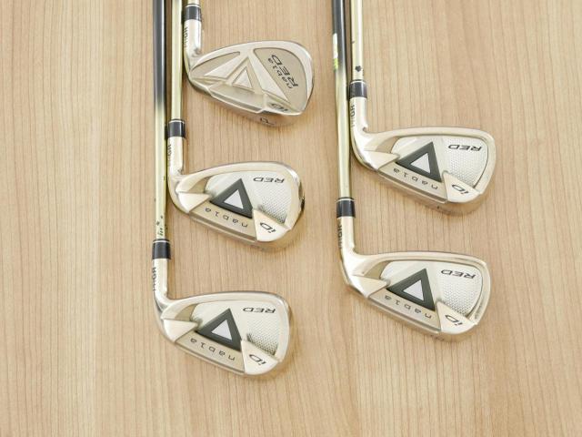 Iron set : PRGR : ชุดเหล็ก PRGR ID Nabla Red Titan (รุ่นท๊อปสุด หน้าเด้ง ไกลมาก) มีเหล็ก 6-Pw (5 ชิ้น) ก้านกราไฟต์ M-37 Flex R