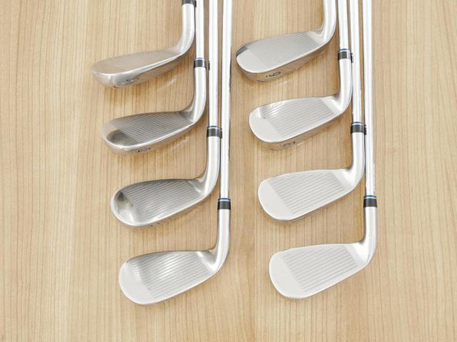 Iron set : XXIO : ชุดเหล็ก XXIO Cross 2 (ออกปี 2021 ตีไกลที่สุดของที่สุดจาก XXIO หน้าเด้งสุดๆ) มีเหล็ก 6-Pw,Aw,Dw,Sw (8 ชิ้น ตีไกลกว่าปกติ 2 เบอร์) ก้านเหล็ก NS Pro 860 DST Flex R