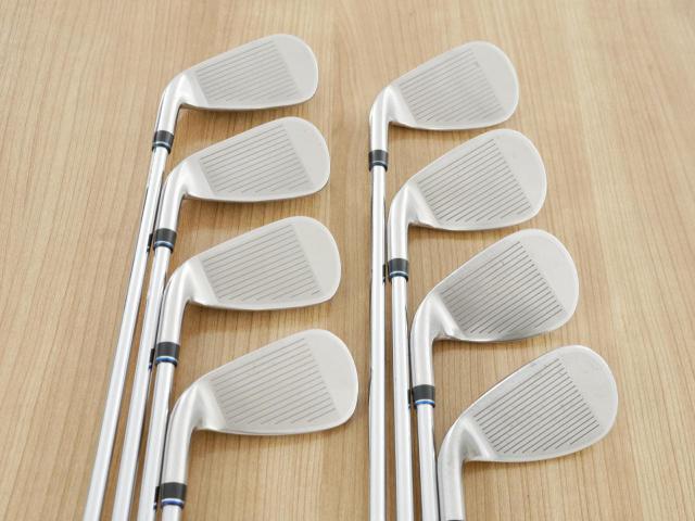 Iron set : XXIO : ชุดเหล็ก XXIO Cross 2 (ออกปี 2021 ตีไกลที่สุดของที่สุดจาก XXIO หน้าเด้งสุดๆ) มีเหล็ก 6-Pw,Aw,Dw,Sw (8 ชิ้น ตีไกลกว่าปกติ 2 เบอร์) ก้านเหล็ก NS Pro 860 DST Flex R