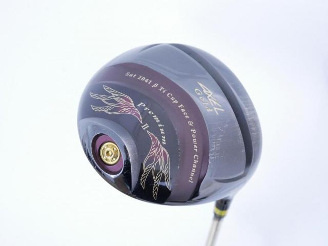 Driver : Tsuruya : Tsuruya AXEL Gold Premium II (รุ่นปี 2017 ตัวท๊อป หน้าเด้งสุดๆ COR 0.86 ของใหม่ 4 หมื่น) Loft 10.5 ก้าน Mitsubishi Bassara GG33 Flex R