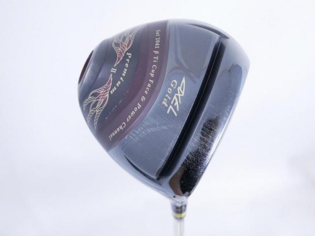 Driver : Tsuruya : Tsuruya AXEL Gold Premium II (รุ่นปี 2017 ตัวท๊อป หน้าเด้งสุดๆ COR 0.86 ของใหม่ 4 หมื่น) Loft 10.5 ก้าน Mitsubishi Bassara GG33 Flex R