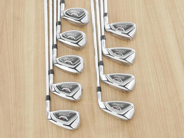 Iron set : Titleist : ชุดเหล็ก Titleist VG3 Type D Forged (รุ่นปี 2019 Japan Spec. ตีง่ายและไกลที่สุดของ Titleist) มีเหล็ก 5-Pw,Aw,As,Sw (9 ชิ้น) ก้านเหล็ก NS Pro 950 Flex S