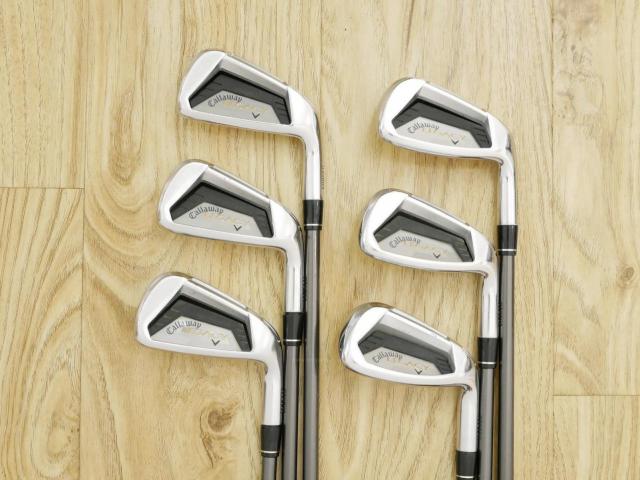 Iron set : Callaway : ชุดเหล็ก Callaway Legacy V (Forged) มีเหล็ก 5-Pw (6 ชิ้น) ก้านกราไฟต์ Flex SR