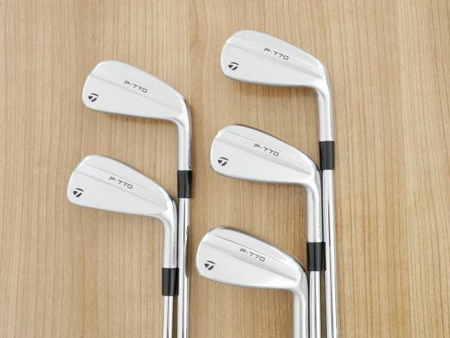 Iron set : Taylormade : ชุดเหล็ก Taylormade P770 Forged (รุ่นล่าสุด ออกปี 2024 นุ่ม แน่น) มีเหล็ก 6-Pw (5 ชิ้น) ก้านเหล็ก NS Pro Modus 105 Flex S