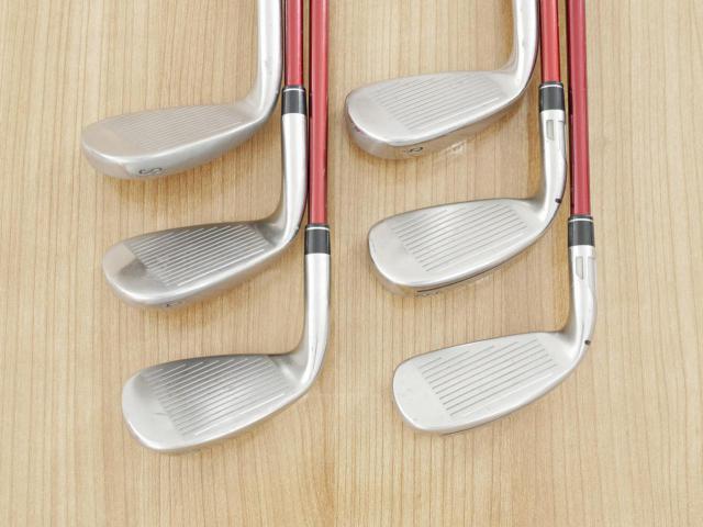 Lady club : All : ชุดเหล็ก Taylormade Stealth HD (ออกปี 2022 Japan Spec. ใบใหญ่มาก ตีง่ายสุดๆ) มีเหล็ก 7-Pw,Aw,Sw (6 ชิ้น) ก้านกราไฟต์ Mitsubishi Tensei TM40 Flex L