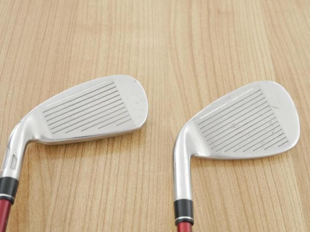 Lady club : All : ชุดเหล็ก Taylormade Stealth HD (ออกปี 2022 Japan Spec. ใบใหญ่มาก ตีง่ายสุดๆ) มีเหล็ก 7-Pw,Aw,Sw (6 ชิ้น) ก้านกราไฟต์ Mitsubishi Tensei TM40 Flex L