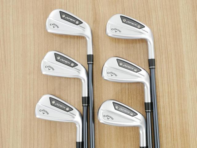 Iron set : Callaway : ชุดเหล็ก Callaway APEX Ai300 Forged (รุ่นล่าสุด ออกปี 2024) มีเหล็ก 5-Pw (6 ชิ้น) ก้านกราไฟต์ UST Mamiya RECOIL DART 6 Flex R