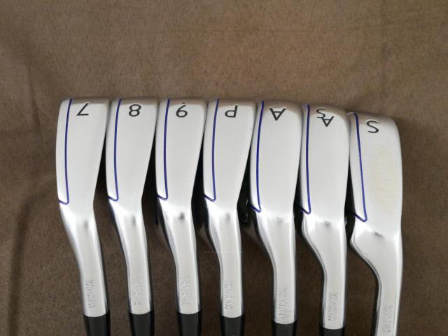 Iron set : Yamaha : ชุดเหล็ก Yamaha Inpres DriveStar (ออกปี 2023 ตีไกลที่สุด ไกลกว่าเหล็กทั่วไป 2 เบอร์ หน้าเด้งมากๆ) มีเหล็ก 7-Pw,Aw,As,Sw (7 ชิ้น) ก้านกราไฟต์ Fujikura Speeder NX M423i Flex SR