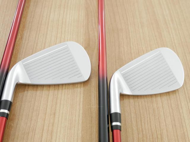 Iron set : Yamaha : ชุดเหล็ก Yamaha Inpres DriveStar (ออกปี 2023 ตีไกลที่สุด ไกลกว่าเหล็กทั่วไป 2 เบอร์ หน้าเด้งมากๆ) มีเหล็ก 5-Pw (6 ชิ้น) ก้านกราไฟต์ Mitsubishi Bassara i50xct Flex R