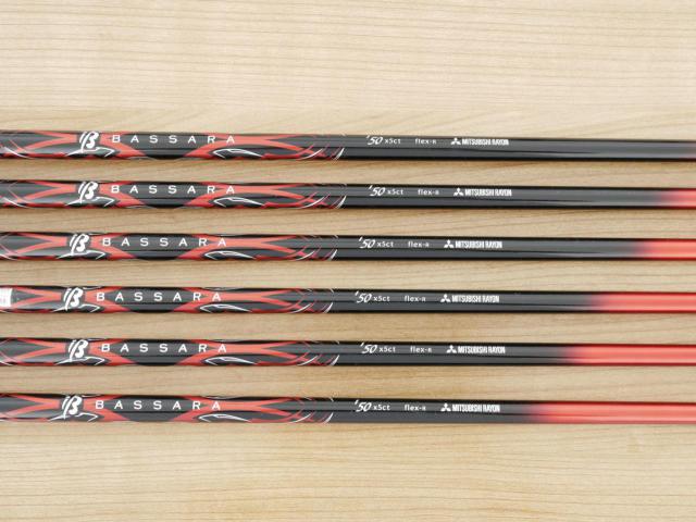 Iron set : Yamaha : ชุดเหล็ก Yamaha Inpres DriveStar (ออกปี 2023 ตีไกลที่สุด ไกลกว่าเหล็กทั่วไป 2 เบอร์ หน้าเด้งมากๆ) มีเหล็ก 5-Pw (6 ชิ้น) ก้านกราไฟต์ Mitsubishi Bassara i50xct Flex R