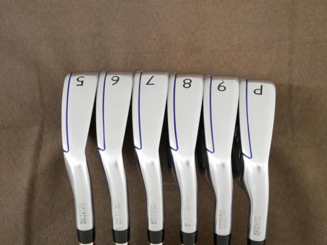 Iron set : Yamaha : ชุดเหล็ก Yamaha Inpres DriveStar (ออกปี 2023 ตีไกลที่สุด ไกลกว่าเหล็กทั่วไป 2 เบอร์ หน้าเด้งมากๆ) มีเหล็ก 5-Pw (6 ชิ้น) ก้านกราไฟต์ Mitsubishi Bassara i50xct Flex R