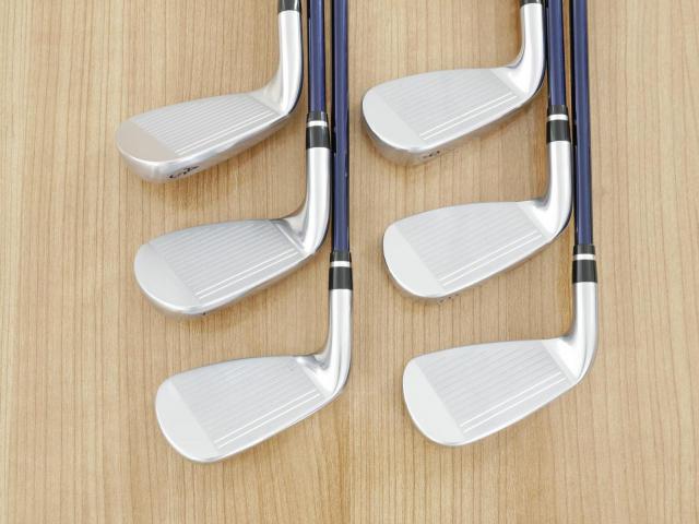 Iron set : Yamaha : ชุดเหล็ก Yamaha Inpres UD+2 (ออกปี 2021 ตีไกลที่สุด ไกลกว่าเหล็กทั่วไป 2 เบอร์ หน้าเด้ง COR 0.822) มีเหล็ก 7-Pw,Aw,As (6 ชิ้น) ก้านกราไฟต์ Fujikura Air Speeder M421i Flex R