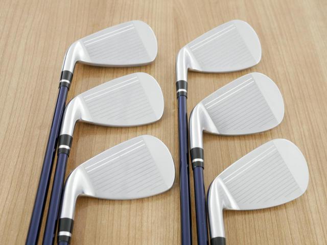 Iron set : Yamaha : ชุดเหล็ก Yamaha Inpres UD+2 (ออกปี 2021 ตีไกลที่สุด ไกลกว่าเหล็กทั่วไป 2 เบอร์ หน้าเด้ง COR 0.822) มีเหล็ก 7-Pw,Aw,As (6 ชิ้น) ก้านกราไฟต์ Fujikura Air Speeder M421i Flex R