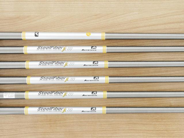 Iron set : Other Brand : ชุดเหล็ก Srixon ZXi7 i-Forged (ออกปี 2024) มีเหล็ก 5-Pw (6 ชิ้น) ก้าน Steelfiber FC80 Flex R