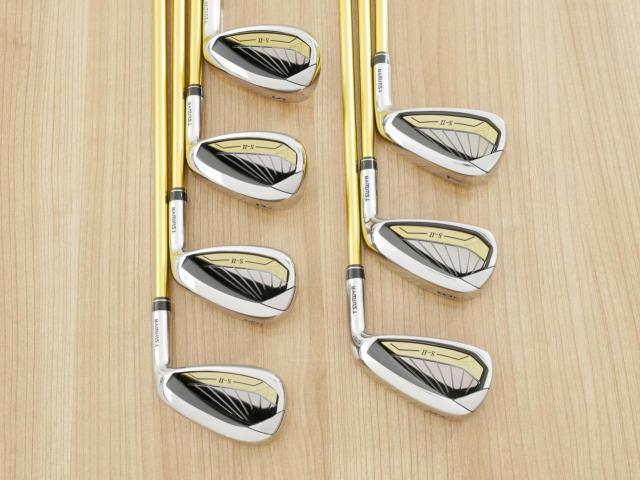 Iron set : Tsuruya : ชุดเหล็ก Tsuruya S-II (ใบใหญ่ ตีง่าย) มีเหล็ก 5-Pw,Sw (7 ชิ้น) ก้านกราไฟต์ Flex R