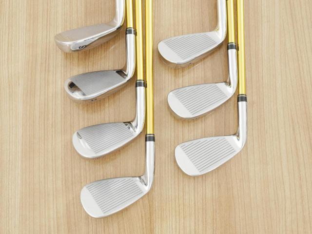 Iron set : Tsuruya : ชุดเหล็ก Tsuruya S-II (ใบใหญ่ ตีง่าย) มีเหล็ก 5-Pw,Sw (7 ชิ้น) ก้านกราไฟต์ Flex R