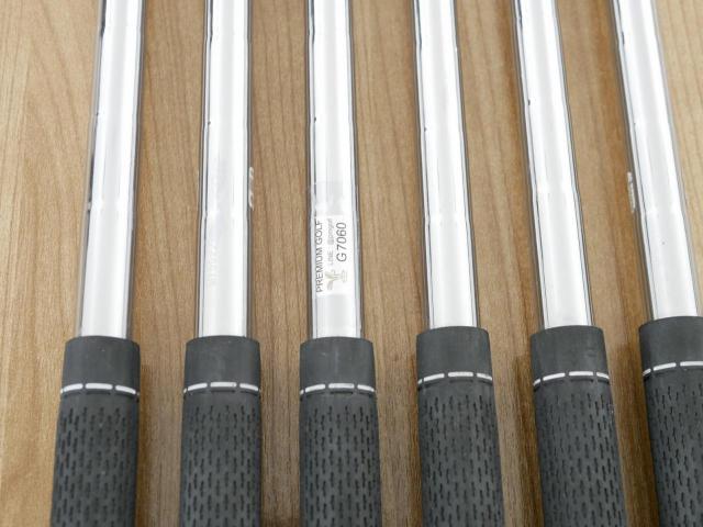 Iron set : Titleist : ชุดเหล็ก Titleist VG3 Type D Forged (รุ่นปี 2019 Japan Spec. ตีง่ายและไกลที่สุดของ Titleist) มีเหล็ก 6-Pw,Aw (6 ชิ้น) ก้านเหล็ก NS Pro Zelos 8 Flex S