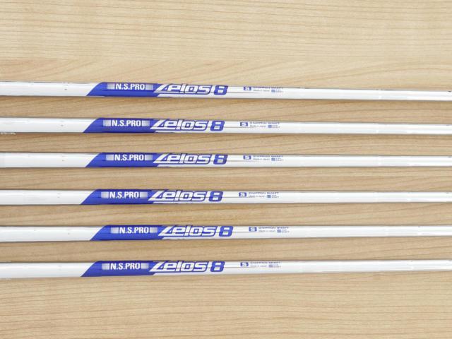 Iron set : Titleist : ชุดเหล็ก Titleist VG3 Type D Forged (รุ่นปี 2019 Japan Spec. ตีง่ายและไกลที่สุดของ Titleist) มีเหล็ก 6-Pw,Aw (6 ชิ้น) ก้านเหล็ก NS Pro Zelos 8 Flex S