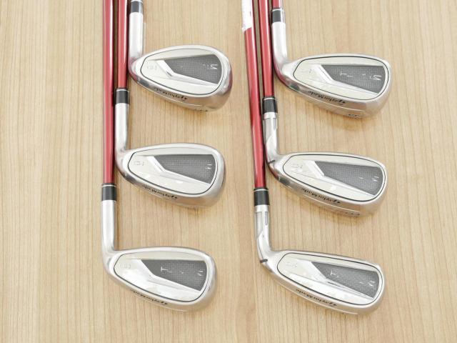 Lady club : All : ชุดเหล็ก Taylormade Stealth HD (ออกปี 2022 Japan Spec. ใบใหญ่มาก ตีง่ายสุดๆ) มีเหล็ก 7-Pw,Aw,Sw (6 ชิ้น) ก้านกราไฟต์ Mitsubishi Tensei TM40 Flex L