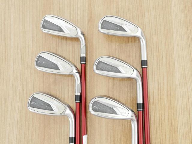 Lady club : All : ชุดเหล็ก Taylormade Stealth HD (ออกปี 2022 Japan Spec. ใบใหญ่มาก ตีง่ายสุดๆ) มีเหล็ก 7-Pw,Aw,Sw (6 ชิ้น) ก้านกราไฟต์ Mitsubishi Tensei TM40 Flex L