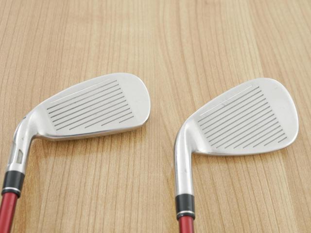 Lady club : All : ชุดเหล็ก Taylormade Stealth HD (ออกปี 2022 Japan Spec. ใบใหญ่มาก ตีง่ายสุดๆ) มีเหล็ก 7-Pw,Aw,Sw (6 ชิ้น) ก้านกราไฟต์ Mitsubishi Tensei TM40 Flex L