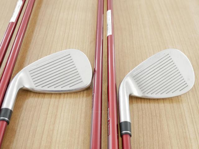 Lady club : All : ชุดเหล็ก Taylormade Stealth HD (ออกปี 2022 Japan Spec. ใบใหญ่มาก ตีง่ายสุดๆ) มีเหล็ก 7-Pw,Aw,Sw (6 ชิ้น) ก้านกราไฟต์ Mitsubishi Tensei TM40 Flex L