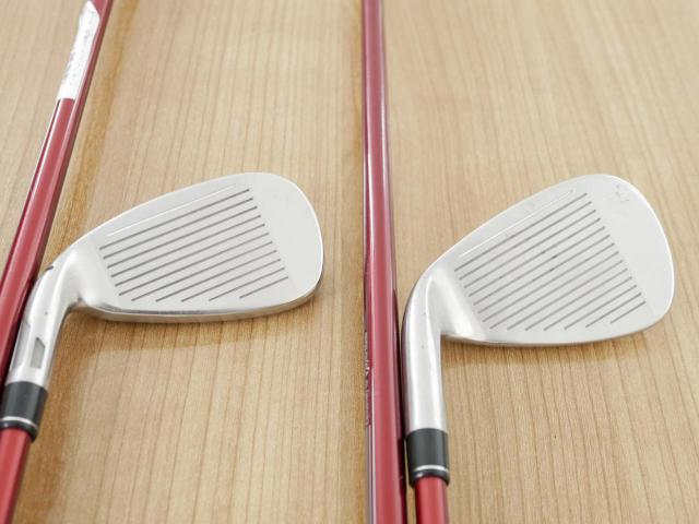 Lady club : All : ชุดเหล็ก Taylormade Stealth HD (ออกปี 2022 Japan Spec. ใบใหญ่มาก ตีง่ายสุดๆ) มีเหล็ก 7-Pw,Aw,Sw (6 ชิ้น) ก้านกราไฟต์ Mitsubishi Tensei TM40 Flex L