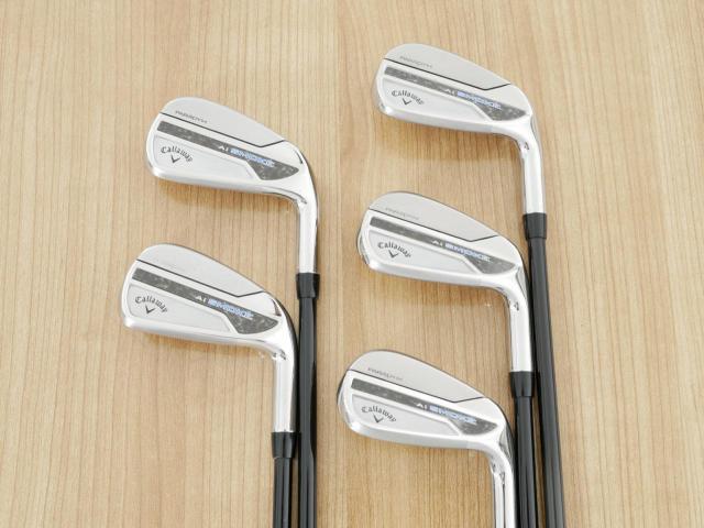 Iron set : Callaway : ชุดเหล็ก Callaway Paradym Ai Smoke (ออกปี 2024 ตีง่ายมาก ไกล Japan Spec.) มีเหล็ก 6-Pw (5 ชิ้น) ก้านกราไฟต์ Mitsubishi TENSEI 50 Flex R