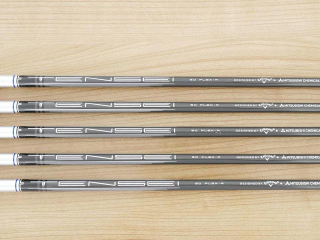 Iron set : Callaway : ชุดเหล็ก Callaway Paradym Ai Smoke (ออกปี 2024 ตีง่ายมาก ไกล Japan Spec.) มีเหล็ก 6-Pw (5 ชิ้น) ก้านกราไฟต์ Mitsubishi TENSEI 50 Flex R