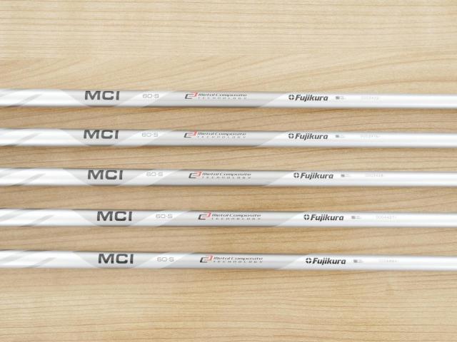 Iron set : PXG : ชุดเหล็ก PXG 0311P GEN 2 Forged (นุ่ม แน่น สวย เท่) มีเหล็ก 6-Pw (5 ชิ้น) ก้านกราไฟต์ Fujikura MCI 60 Flex S