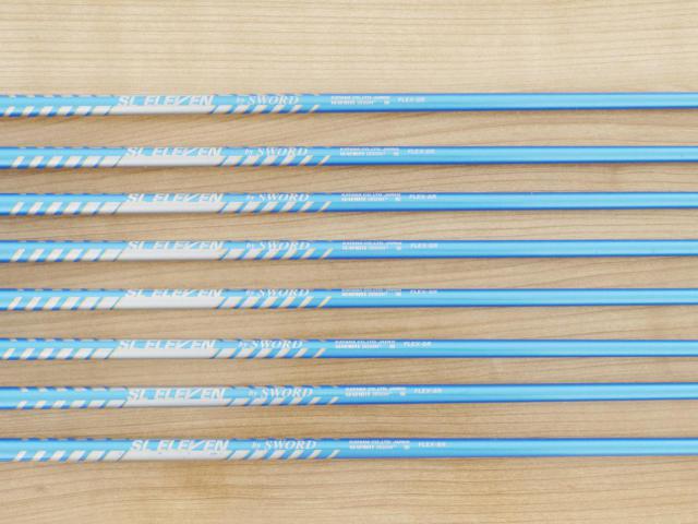 Iron set : Katana : ชุดเหล็กกระเทย Katana Sword SL-Eleven มีเหล็ก 5-11,Sw (8 ชิ้น เทียบเท่า 4-Pw,Sw) ก้านกราไฟต์ Flex SR