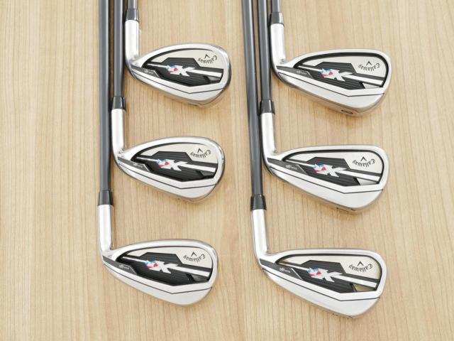 Iron set : Callaway : ชุดเหล็ก Callaway XR (ใบใหญ่ ตีง่ายมาก) มีเหล็ก 6-Pw,Aw (6 ชิ้น) ก้านกราไฟต์ Project X 4.5 Flex A