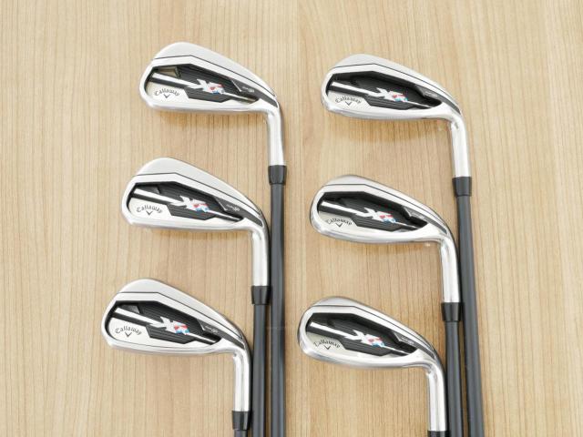 Iron set : Callaway : ชุดเหล็ก Callaway XR (ใบใหญ่ ตีง่ายมาก) มีเหล็ก 6-Pw,Aw (6 ชิ้น) ก้านกราไฟต์ Project X 4.5 Flex A