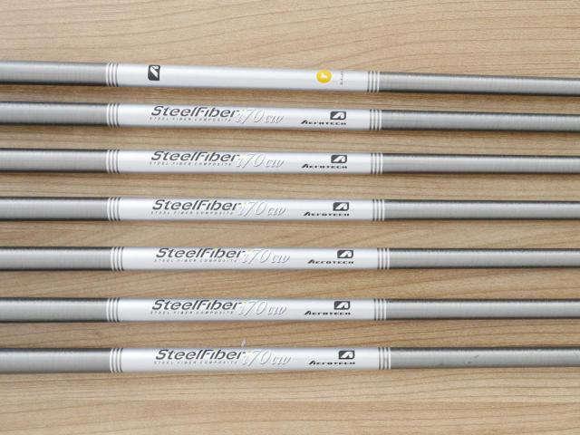 Iron set : Yamaha : ชุดเหล็ก Yamaha Inpres DriveStar (ออกปี 2023 ตีไกลที่สุด ไกลกว่าเหล็กทั่วไป 2 เบอร์ หน้าเด้งมากๆ) มีเหล็ก 6-Pw,Aw,As (7 ชิ้น) ก้าน Steelfiber i70 Flex R