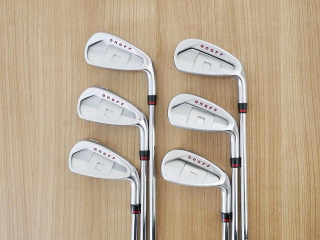 Iron set : Daiwa : ชุดเหล็ก Daiwa OnOff AKA (ออกปี 2022 ตีง่าย ไกล หน้าเด้ง บางเพียง 1.9 มิล) มีเหล็ก 5-Pw (6 ชิ้น) ก้านเหล็ก NS Pro Modus 105 Flex S