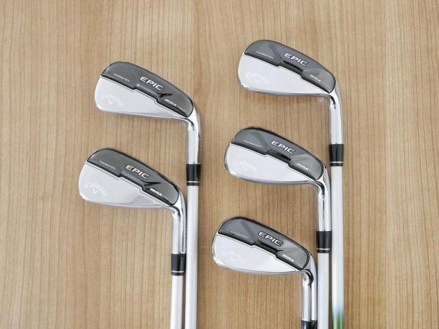 Lady club : All : ชุดเหล็ก Callaway EPIC Max Fast (รุ่นแพงสุด ไกลสุดของ Callaway ปี 2021) มีเหล็ก 7-Pw,Aw (5 ชิ้น) ก้านกราไฟต์ Mitsubishi ELDIO 40 Flex L
