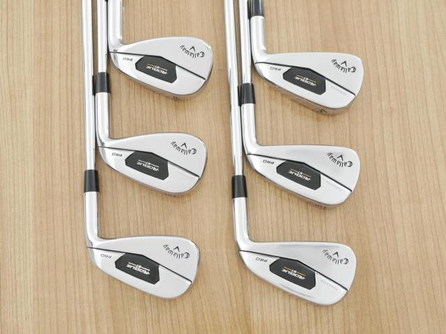 Iron set : Callaway : ชุดเหล็ก Callaway Rogue ST Pro (ออกปี 2022 คม นุ่ม แน่นมาก) มีเหล็ก 5-Pw (6 ชิ้น) ก้านเหล็ก Dynamic Gold 95 S200