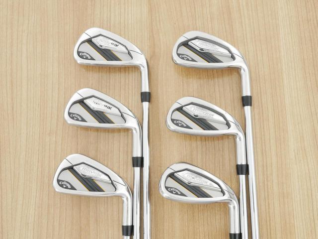 Iron set : Callaway : ชุดเหล็ก Callaway Mavrik (ปี 2020 ตีง่าย ไกลมากๆ) มีเหล็ก 5-Pw (6 ชิ้น) ก้านเหล็ก NS Pro Zelos 7 Flex S