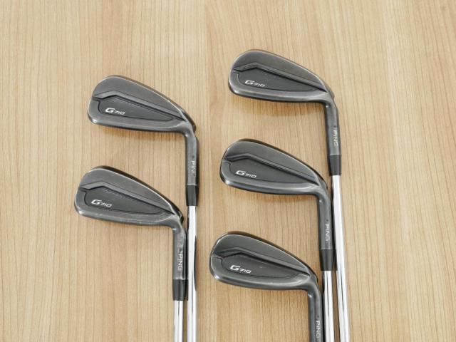Iron set : Ping : ชุดเหล็ก Ping G710 (รุ่นปี 2021 Japan Spec. ใบใหญ่ ง่ายที่สุด ไกลที่สุดของ Ping) มีเหล็ก 6-Pw (5 ชิ้น) ก้านเหล็ก NS Pro 950 NEO Flex S