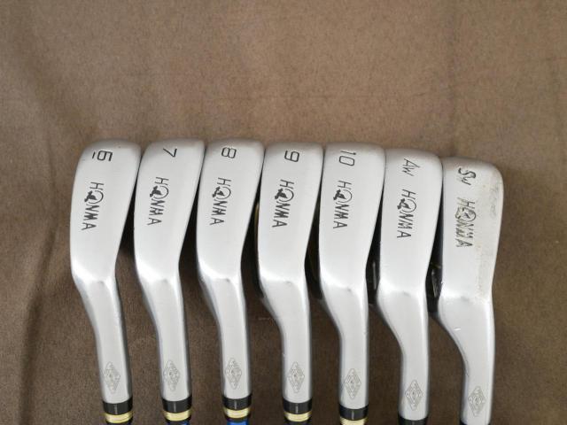 Iron set : Honma : ชุดเหล็ก Honma Beres IS-05 Forged (ปี 2017) มีเหล็ก 6-10,Aw,Sw (7 ชิ้น) ก้าน ARMRQ ∞ (53) Flex S (2 ดาว)